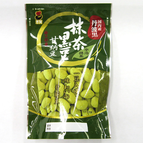抹茶丹波黒甘納豆 80g スタンドパック